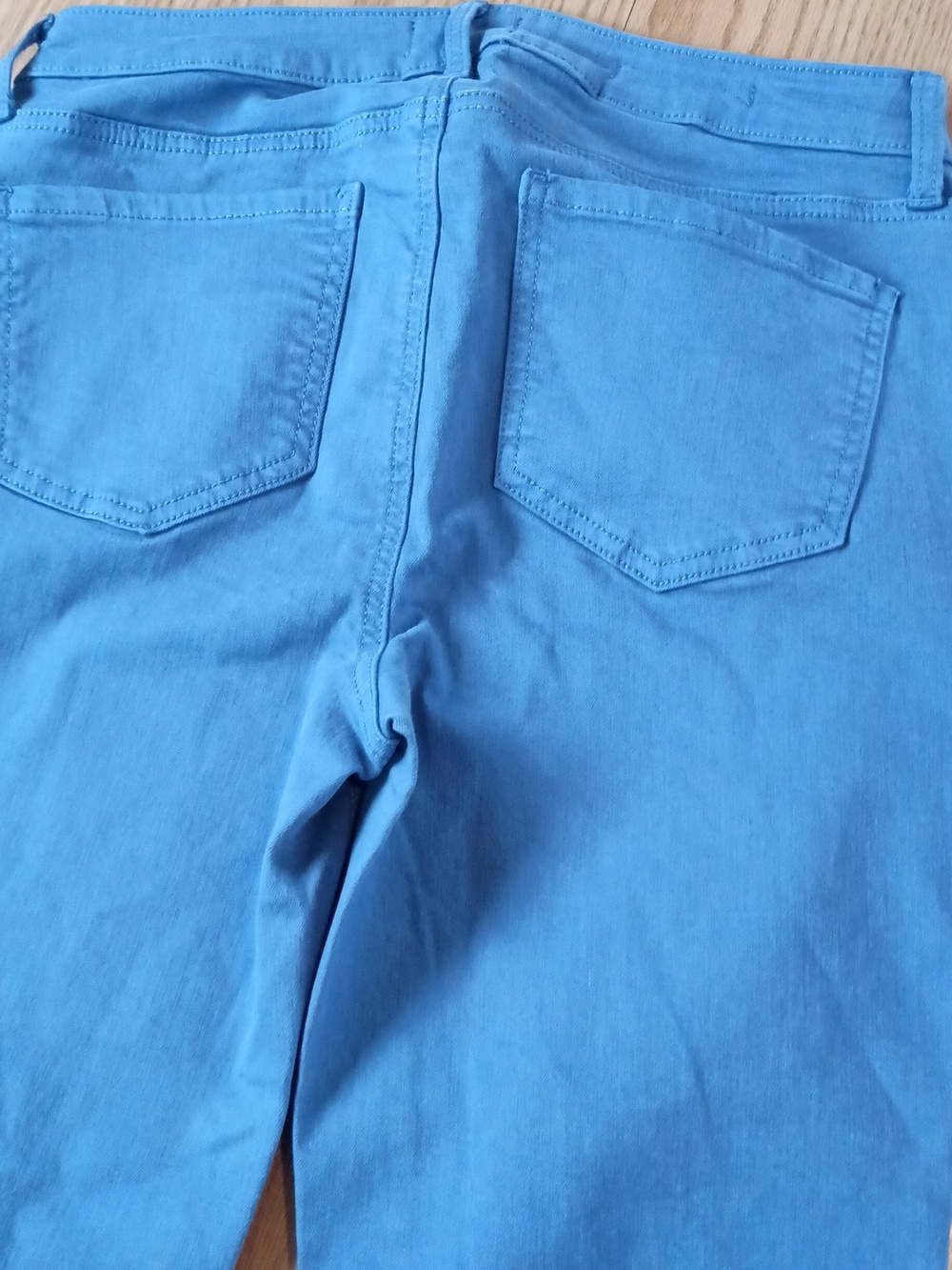 NYDJ Slim Ankle Jeans in Royal Blue with Ankle Slit Size 6 Lift And Tuck - Picture 8 of 11